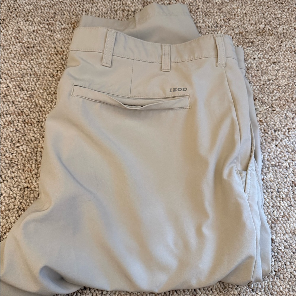 Izod Navy and Cream Golf Pants